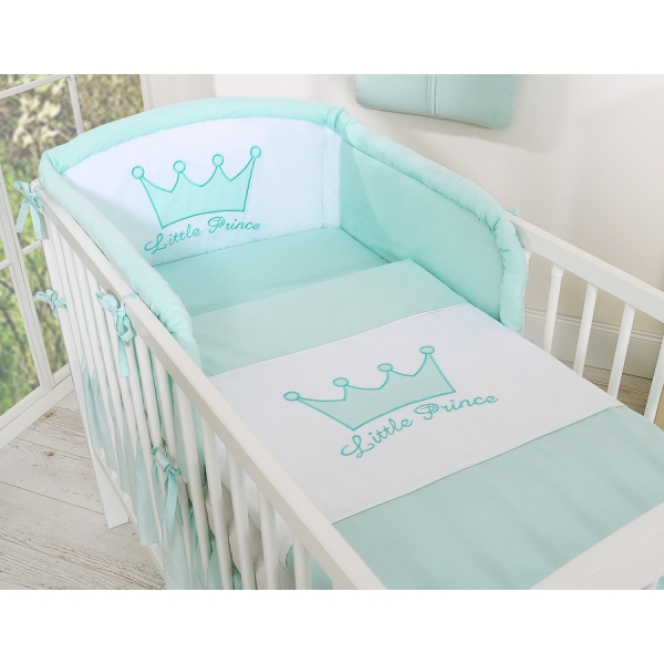 Beddengoed voor Kinderbed 2 st -  Mint Little Prince Princess
