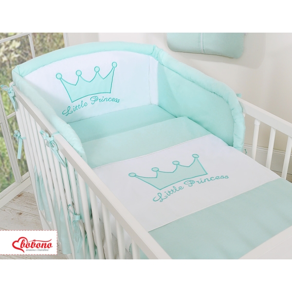 Beddengoed voor Kinderbed 2 st -  Mint Little Prince Princess