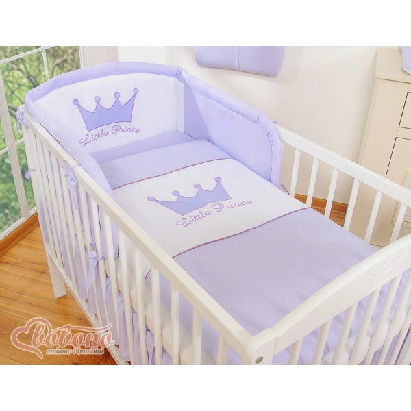 Beddengoed voor Kinderbed 2 st -  Purper Little Prince Princess