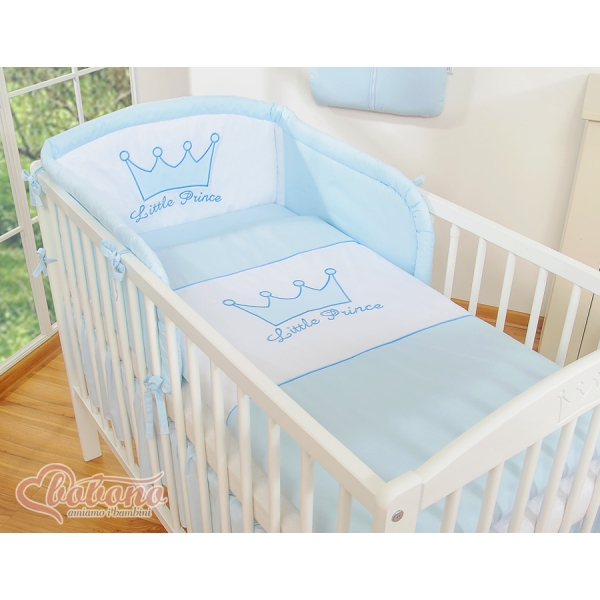 Beddengoed voor Kinderbed 3 st -  Blauw Little Prince Princess