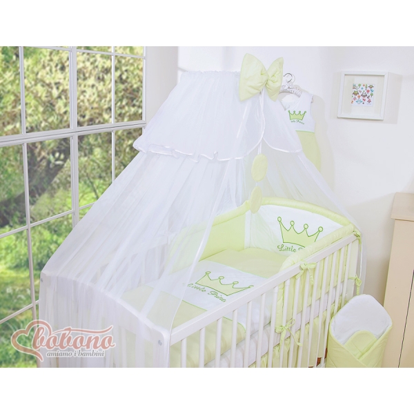 Beddengoed voor Kinderbed 5 st met Klamboe -  Groen Little Prince Princess