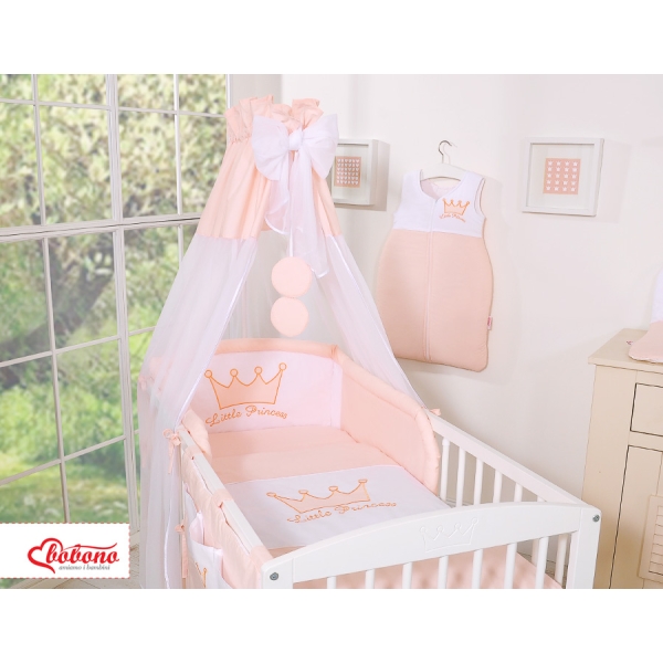 Beddengoed voor Kinderbed 7 st met Hemeltje -  Poederroze Little Prince Princess