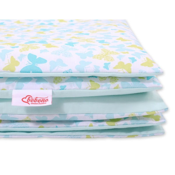 Beddengoed voor Ledikant 2 dele 140x200 Junior Blauw Vlinders
