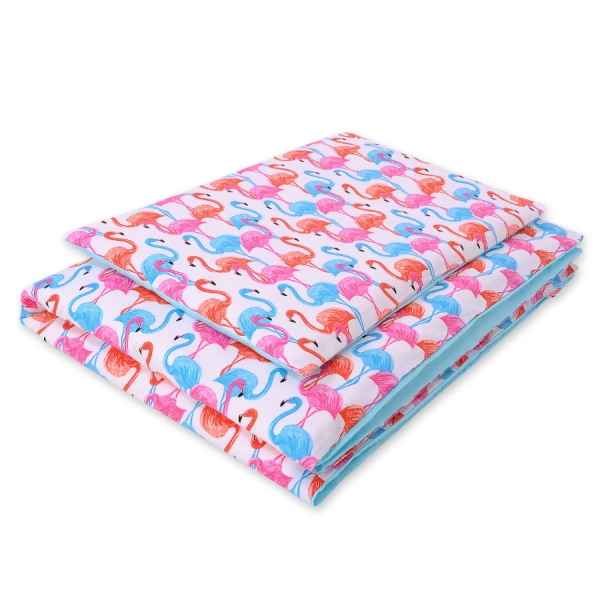 Beddengoed voor Ledikant 2 dele 140x200 Junior Flamingo