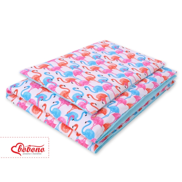 Beddengoed voor Ledikant 2 dele 140x200 Junior Flamingo