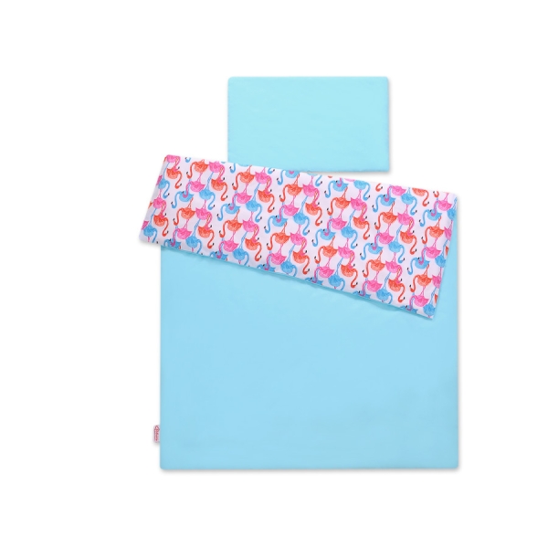 Beddengoed voor Ledikant 2 dele 140x200 Junior Flamingo