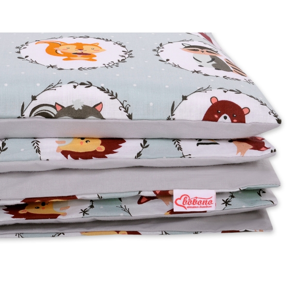 Beddengoed voor Ledikant 2 dele 140x200 Junior Mint Kleine Dieren