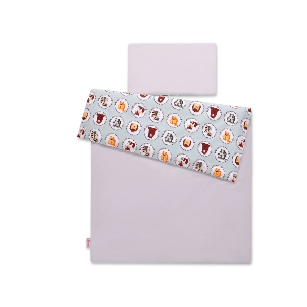 Beddengoed voor Ledikant 2 dele 140x200 Junior Mint Kleine Dieren