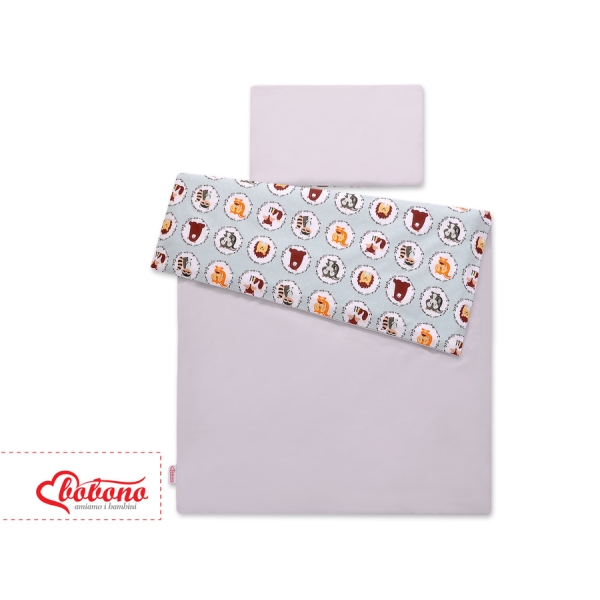 Beddengoed voor Ledikant 2 dele 140x200 Junior Mint Kleine Dieren