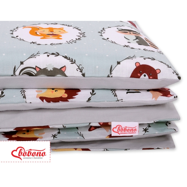 Beddengoed voor Ledikant 2 dele 140x200 Junior Mint Kleine Dieren