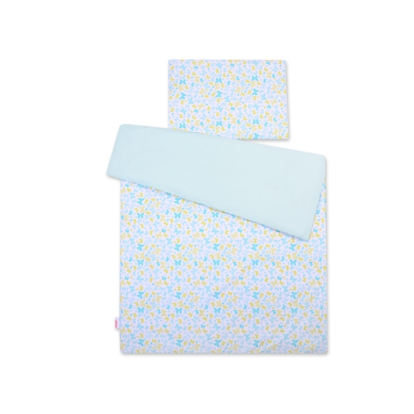 Beddengoed voor Ledikant 2 delen  100x135 Mini Blauw Vlinders