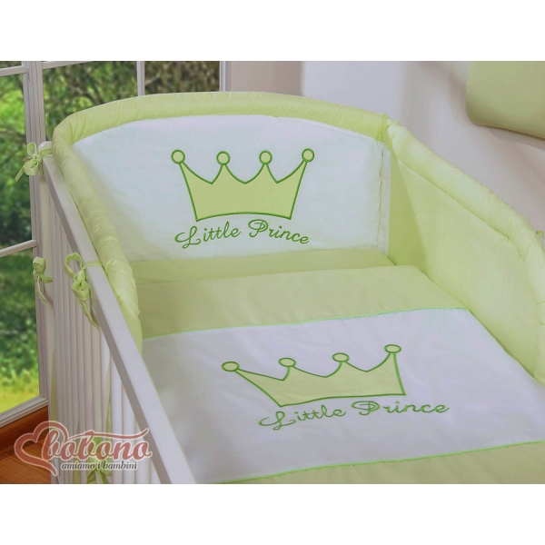 Beddengoed voor Ledikant 2 st -  Groen Little Prince Princess