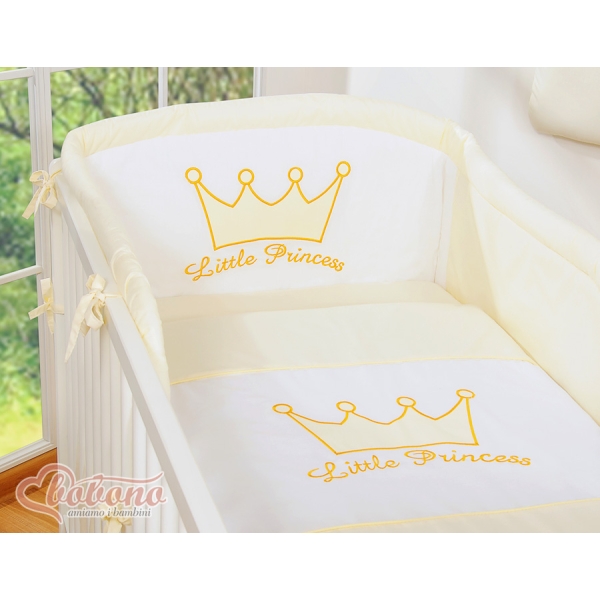 Beddengoed voor Ledikant 2 st -  Ivoor Little Prince Princess