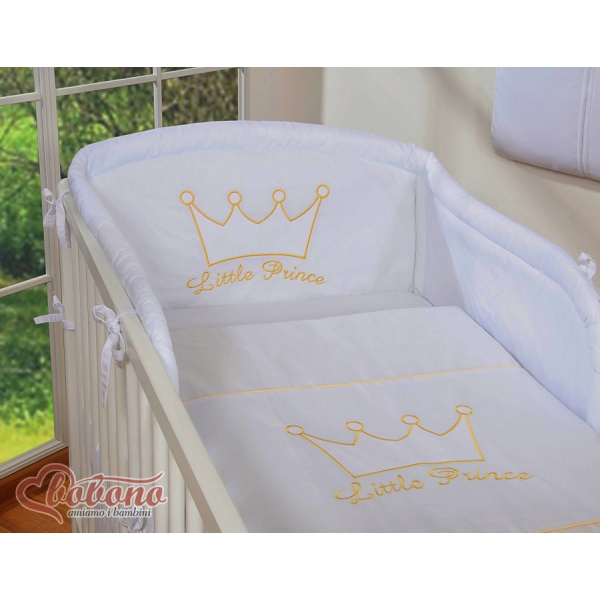 Beddengoed voor Ledikant 2 st -  Wit Little Prince Princess