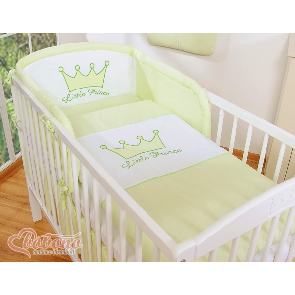 Beddengoed voor Ledikant 3 st -  Groen Little Prince Princess