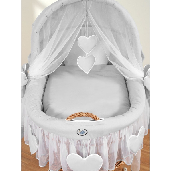 Beddengoed voor Rieten Baby Wieg 2 st