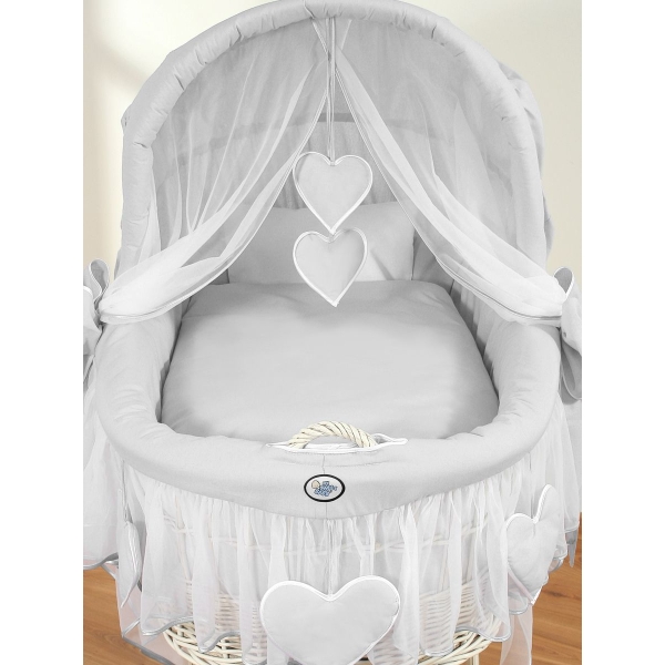 Beddengoed voor Rieten Baby Wieg 2 st