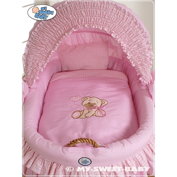 Beddengoed voor Rieten Baby Wieg 2 st