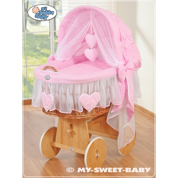 Beddengoed voor Rieten Baby Wieg 2 st
