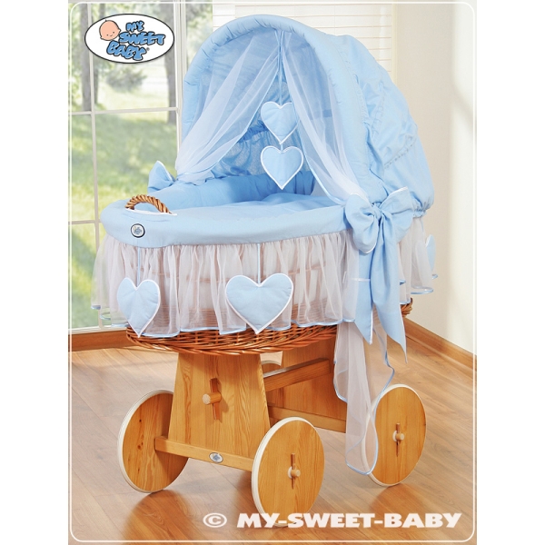 Beddengoed voor Rieten Baby Wieg 2 st