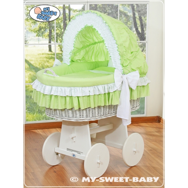 Beddengoed voor Rieten Baby Wieg 2 st