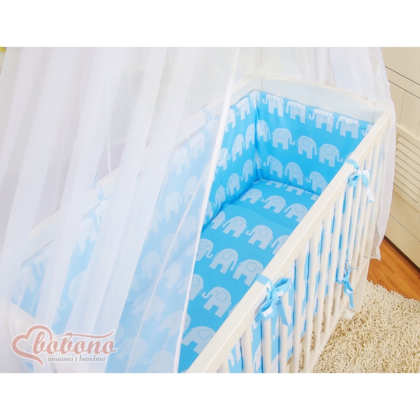 Beddengoedset voor Bijzetbed Baby  6 st FABIO Blauw