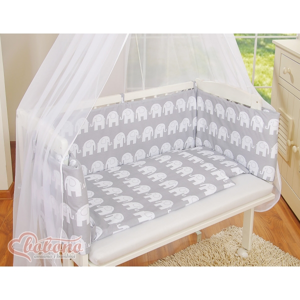 Beddengoedset voor Bijzetbed Baby  6 st FABIO Roze