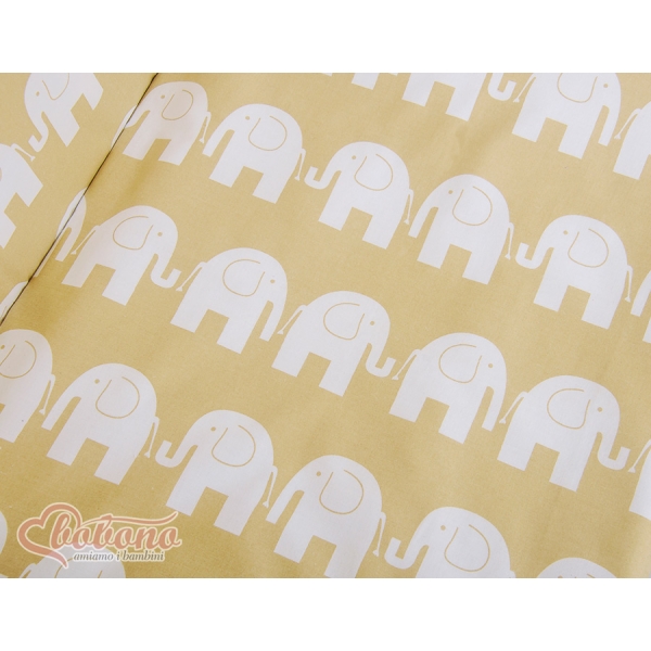 Bedkant Wieg met Matras en beddengoed -  Beige