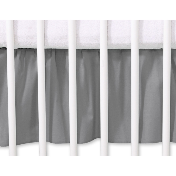 Bedrok voor Baby Ledikant 120x60 cm - Harten Antraciet