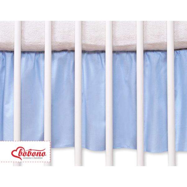 Bedrok voor Baby Ledikant 120x60 cm - Harten Blauw