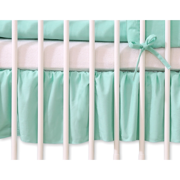 Bedrok voor Baby Ledikant 120x60 cm - Harten Mint