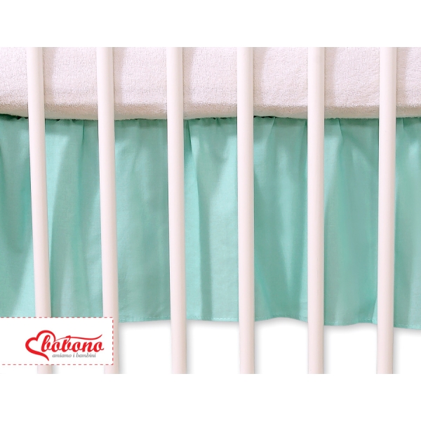 Bedrok voor Baby Ledikant 120x60 cm - Harten Mint