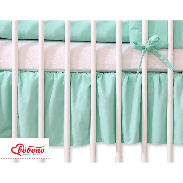 Bedrok voor Baby Ledikant 120x60 cm - Harten Mint