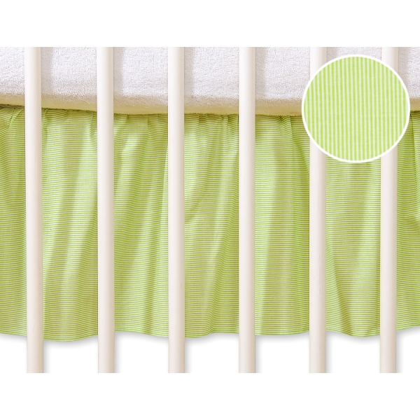 Bedrok voor Babybed 120x60 cm - Harten Groen Snijder
