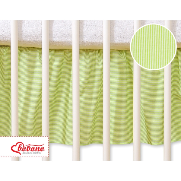 Bedrok voor Babybed 120x60 cm - Harten Groen Snijder