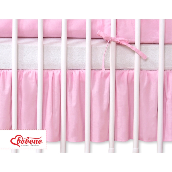 Bedrok voor Babybed 120x60 cm - Harten Roze