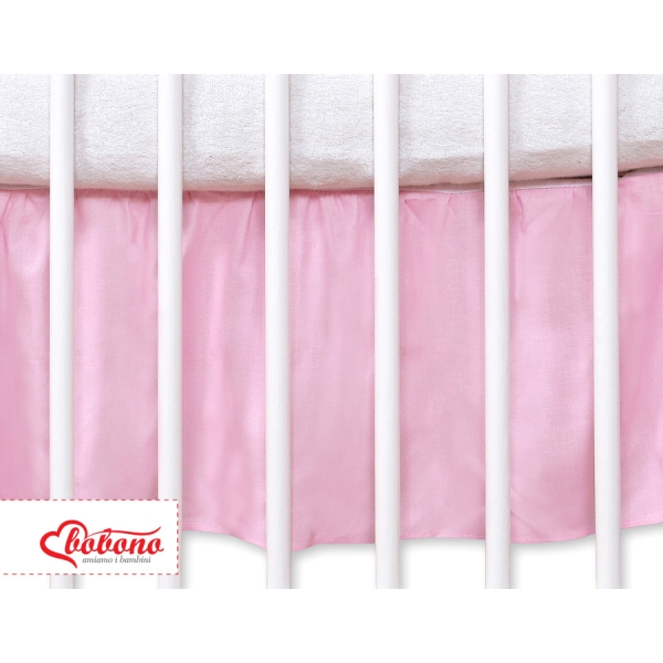 Bedrok voor Babybed 120x60 cm - Harten Roze
