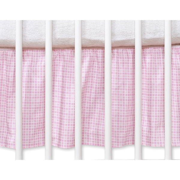 Bedrok voor Kinderbed 120x60 cm - Harten Roze