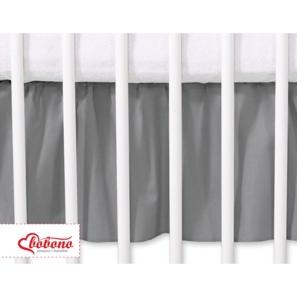 Bedrok voor Ledikant 140x70 cm - Harten Antraciet