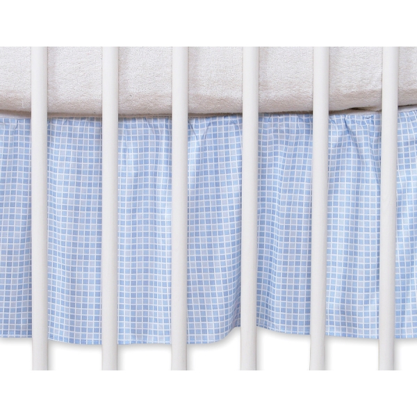Bedrok voor Ledikant 140x70 cm - Harten Blauw Geruit