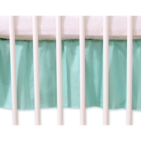 Bedrok voor Ledikant 140x70 cm - Harten Mint Polkaprikker