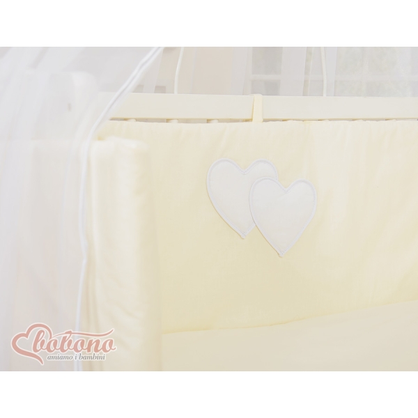 Bijzetbed baby met Matras en beddengoed -  Ivoor