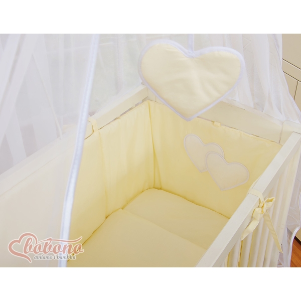 Bijzetbed baby met Matras en beddengoed -  Ivoor
