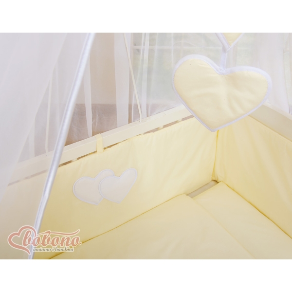 Bijzetbed baby met Matras en beddengoed -  Ivoor