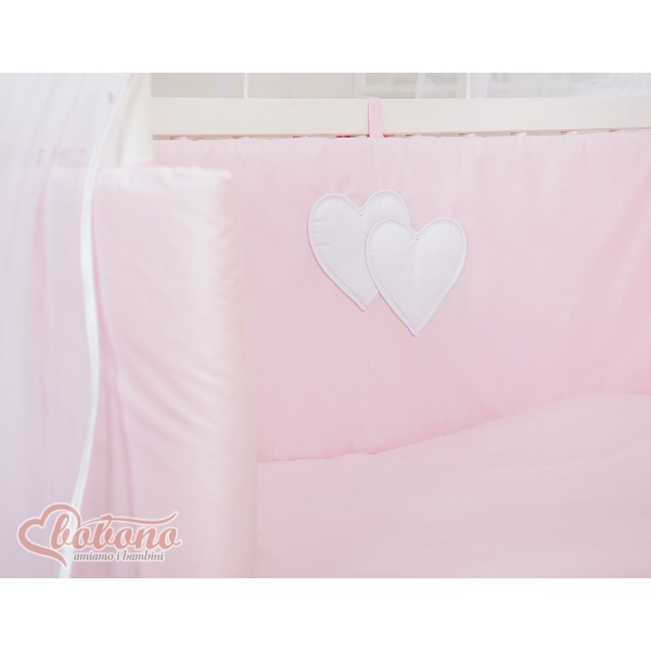 Bijzetbed baby met Matras en beddengoed -  Roze