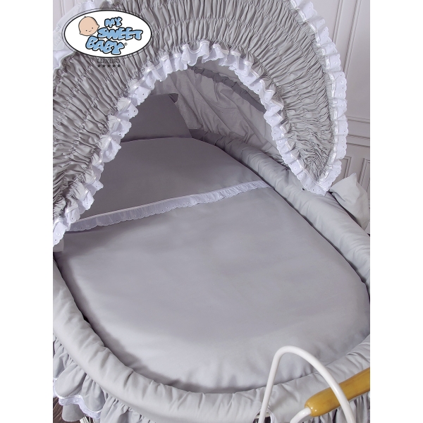Brocante Babywieg Grijs Victoria