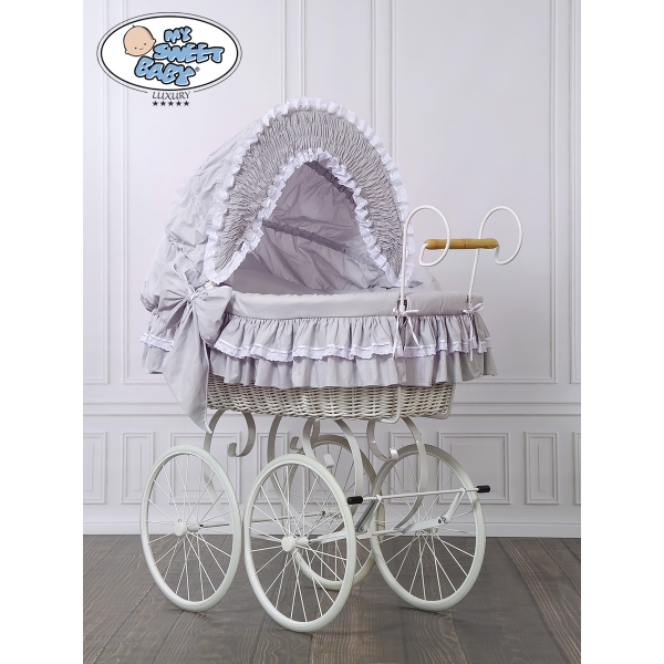 Brocante Babywieg Grijs Victoria