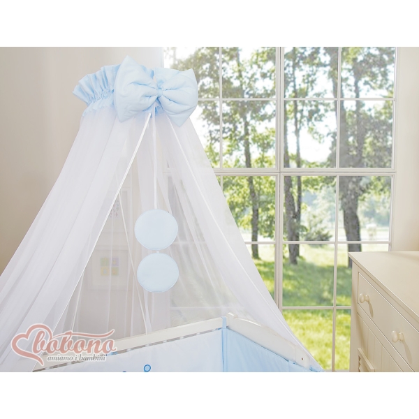 Co-sleeper Kinderbed met Matras en beddengoed -  Blauw Little Prince Princess