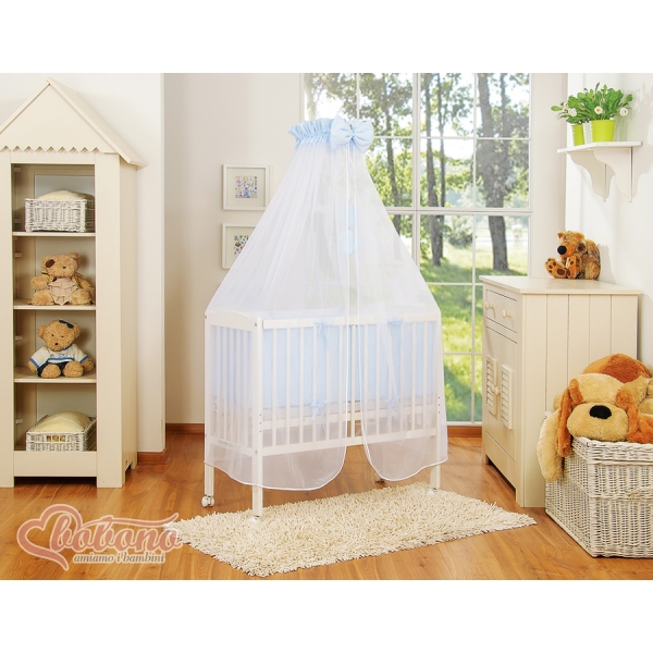 Co-sleeper Kinderbed met Matras en beddengoed -  Blauw Little Prince Princess