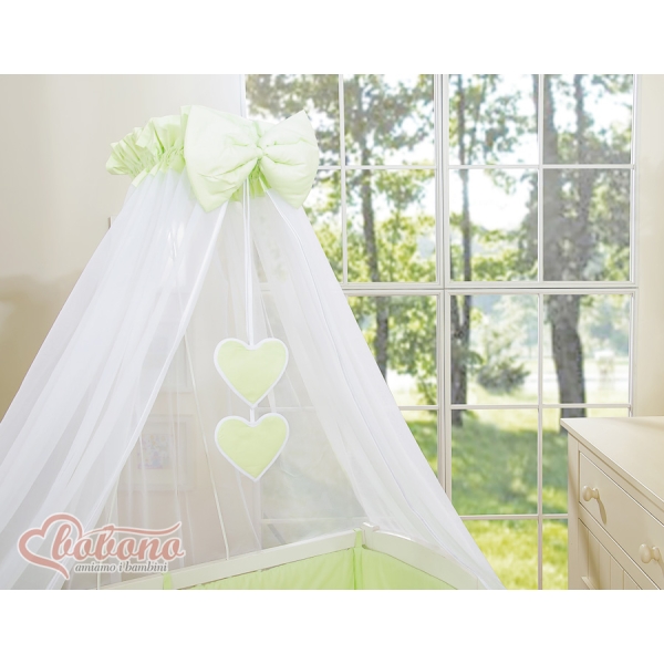 Co-sleeper Kinderbed met Matras en beddengoed -  Groen